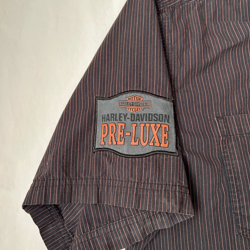 Harley-Davidson Men's Striped S/S Shirt - Picture 3 of 7